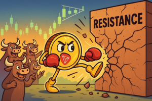 TRON TRX  Eyes Breakout while THIS Pattern Suggests a 15% Rally